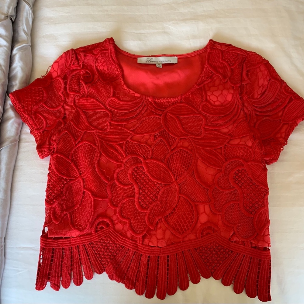 Lover & Friends crop top
